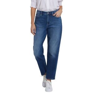 Nydj Womens  Boyfriend Cool Marine Relaxed Jean